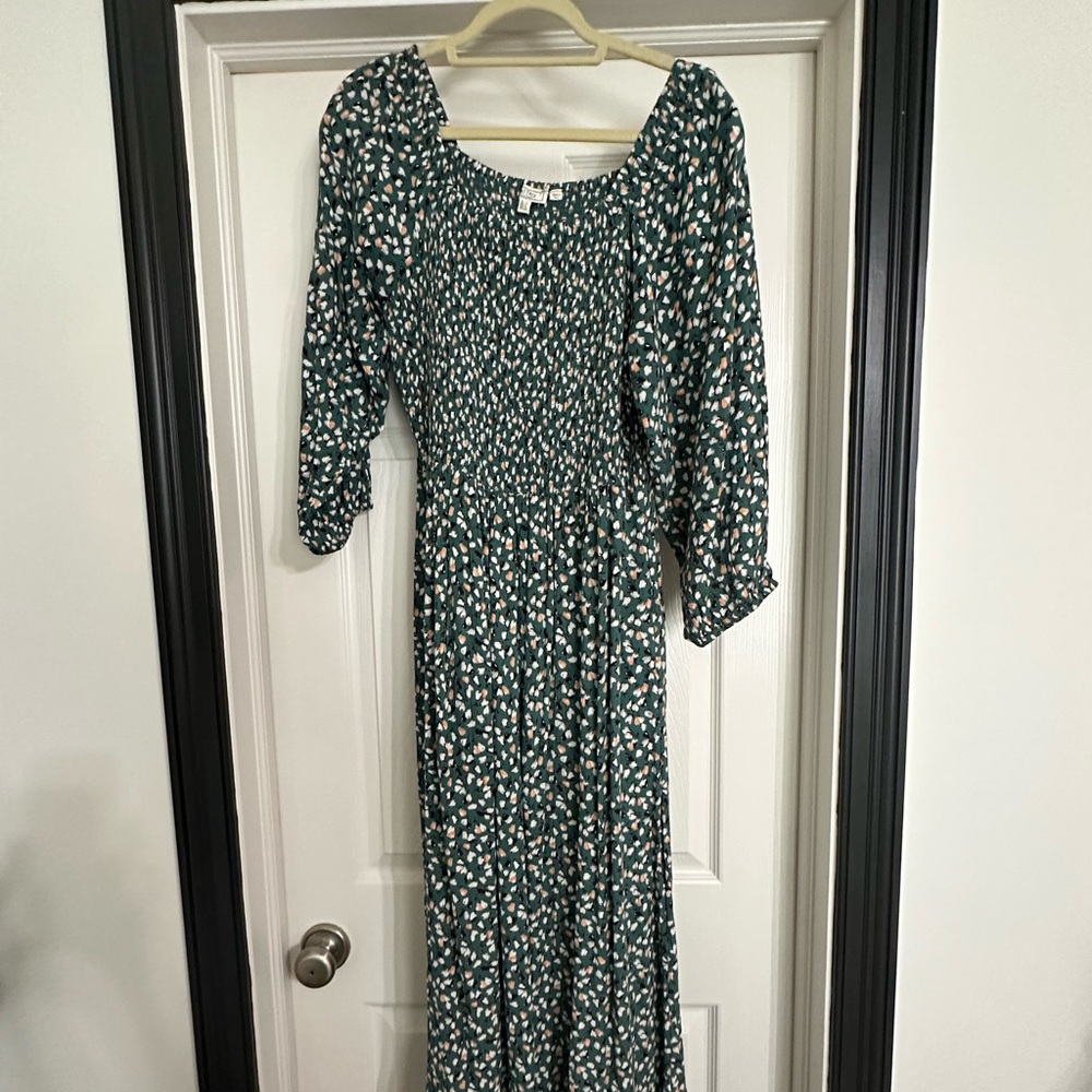 Fat Face Adele Shirred Midi Dress
